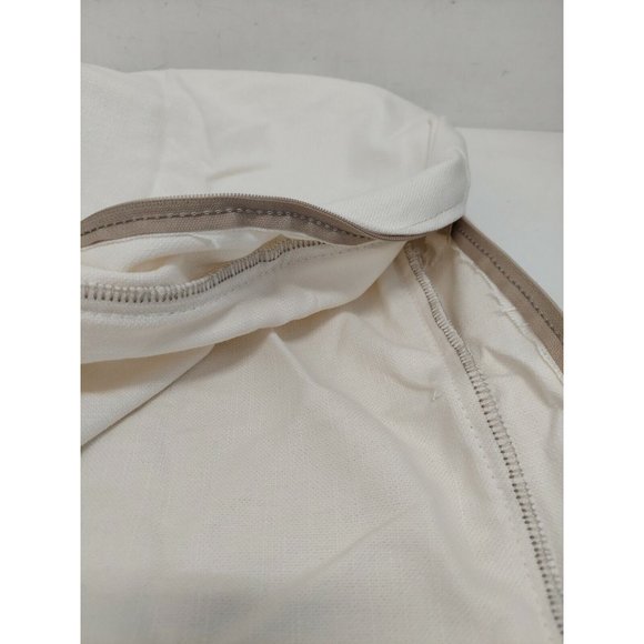 Pottery Barn- Comfort Roll Arm Loveseat Slipcover Box Washed Linen, Ivory, OPEN - Picture 5 of 12